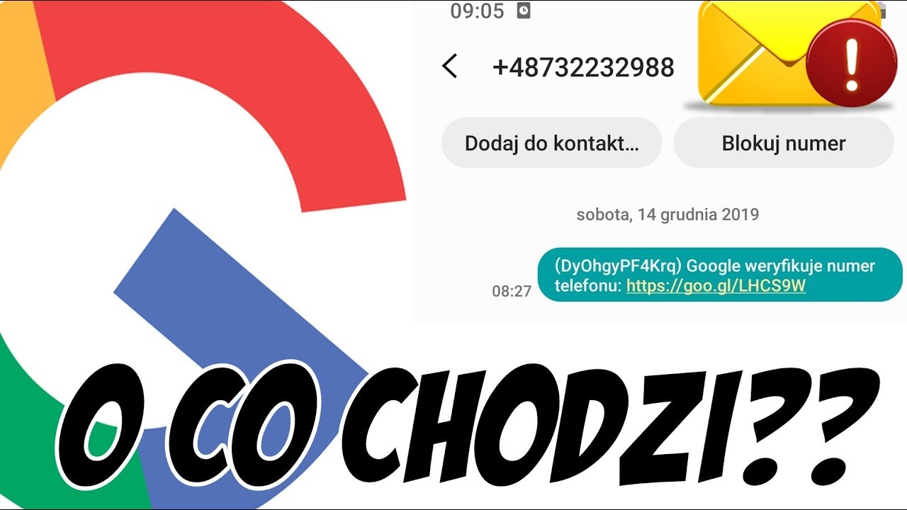 PODEJRZANY SMS - Google weryfikuje numer telefonu - YouTube