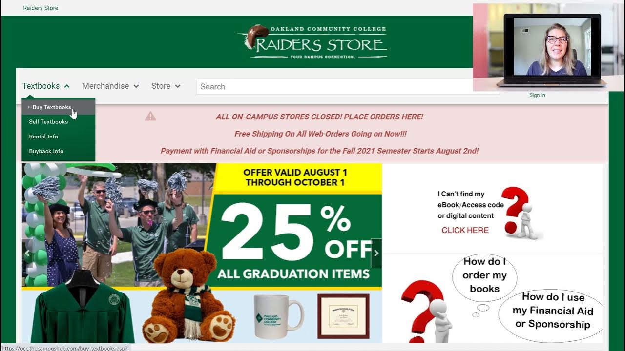 OCC How to Use Bookstore site Updated Fall 2021! YouTube