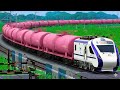 Train High Speed Crossing in Railway Gate | BUMPY RAILROAD | Train Simulator | Railwork | NTG GAMING