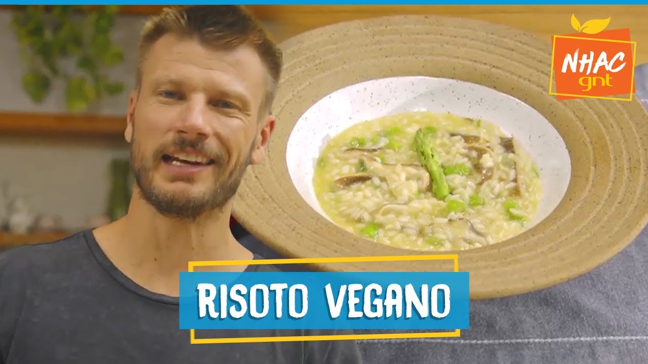 Risoto de aspargo com cogumelo: aprenda a fazer receita VEGANA | Rodrigo Hilbert | Bem Juntinhos
