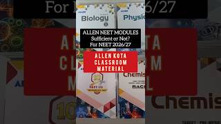 Who should use Allen NEET Modules? | NEET 2026 #neet #Allen