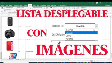 LISTA DESPLEGABLE CON IMAGENES EN EXCEL - VINCULAR UNA CELDA CON UNA IMAGEN