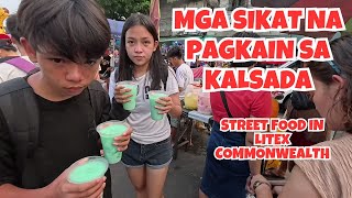 YUMMY STREET FOOD AT LITEX COMMONWEALTH QUEZON CITY