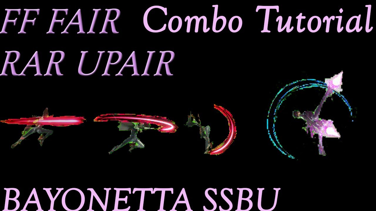 Bayonetta Combo Tutorial [Fast Fall Fair & RAR UpAir] | Bayonetta SSBU
