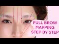 FULL BROW MAPPING TUTORIAL - STEP BY STEP