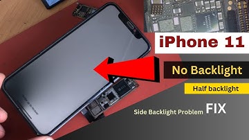 iPhone 11 backligh problem side Screen dark fix!Black Screen fix