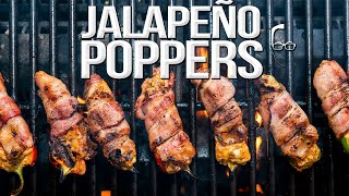 THE BEST BACON WRAPPED JALAPEÑO POPPERS | SAM THE COOKING GUY 4K