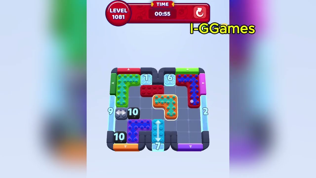 欄間一対 Color Block Jam Level 1081 - YouTube