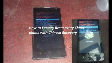How to Factory Reset every China phone with Chinese Recovery