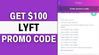 How To Get $100 Lyft Promo Code 2024 | Lyft Promo Codes For Existing Users
