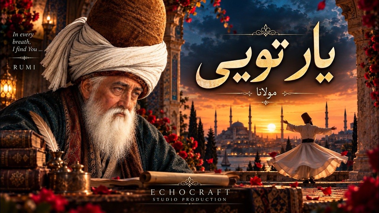 ⁣یار تویی | مولانا (Rumi) | Persian Sufi Music | EchoCraft Studio Production