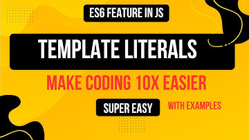 Stop Using + for Strings! Learn Template Literals in JavaScript(p-4) | Beginner Friendly Tutorial