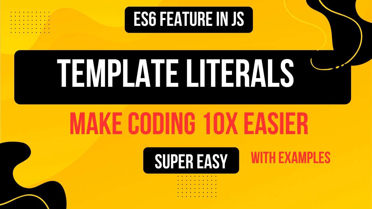 Stop Using + for Strings! Learn Template Literals in JavaScript(p-4 ...
