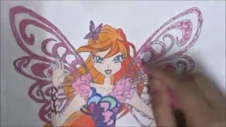 How to draw Bloom Butterflix (Winx Club)(Dear Viewers I want to say a big 'Thank You' to you all for watching my videos ^^ You might not know how big of an encouragement it is to me when I know there ..., 2016-02-02T16:18:15.000Z)