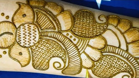 Karwa Chauth Special Arabic Mehndi Design For Front Hand ||Simple/Easy/Stylish Arabic Mehndi Design
