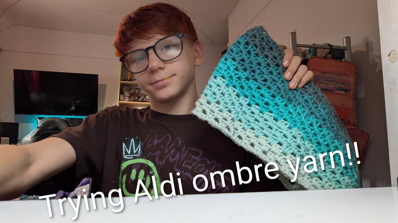 Come try Aldi yarn with me !