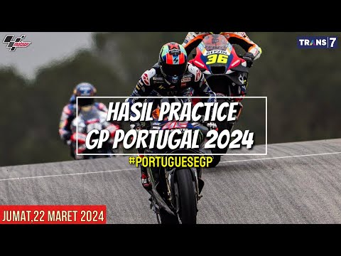 Hasil Motogp Hari ini~Hasil Latihan Bebas GP Portugal 2024~PR Portugal GP~Jadwal Motogp 2024