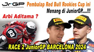 RACE 2 JuniorGP Barcelona 2024 I Pembalap Red Bull Rookies Cup Juara di JuniorGP #motogp2024