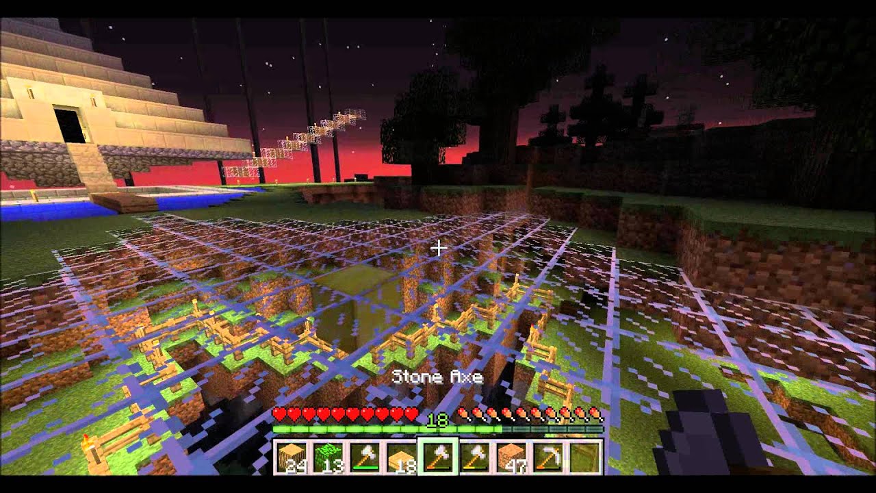 Minecraft; Island Transformation Project: Trees! - YouTube