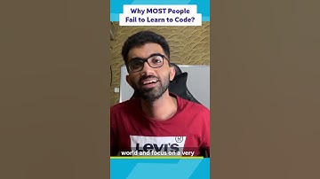 WHY Most People Fail to Learn to Code? #shorts
