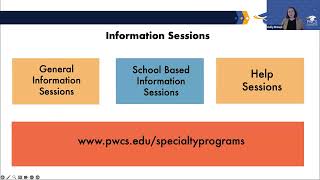 PWCS Family Engagement Series - Specialty Programs for High School Students