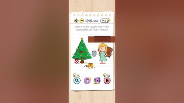 Brain Test Level 444 Walkthrough Solution