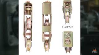 Review - 2 Pack Sliding Door Rollers, 1 1/4 Inch Sliding Glass Door Tandem Wheels Replace