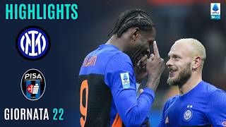 INTER-PISA 6-2 | HIGHLIGHTS | 22ª GIORNATA | SERIE A ENILIVE 2025/26