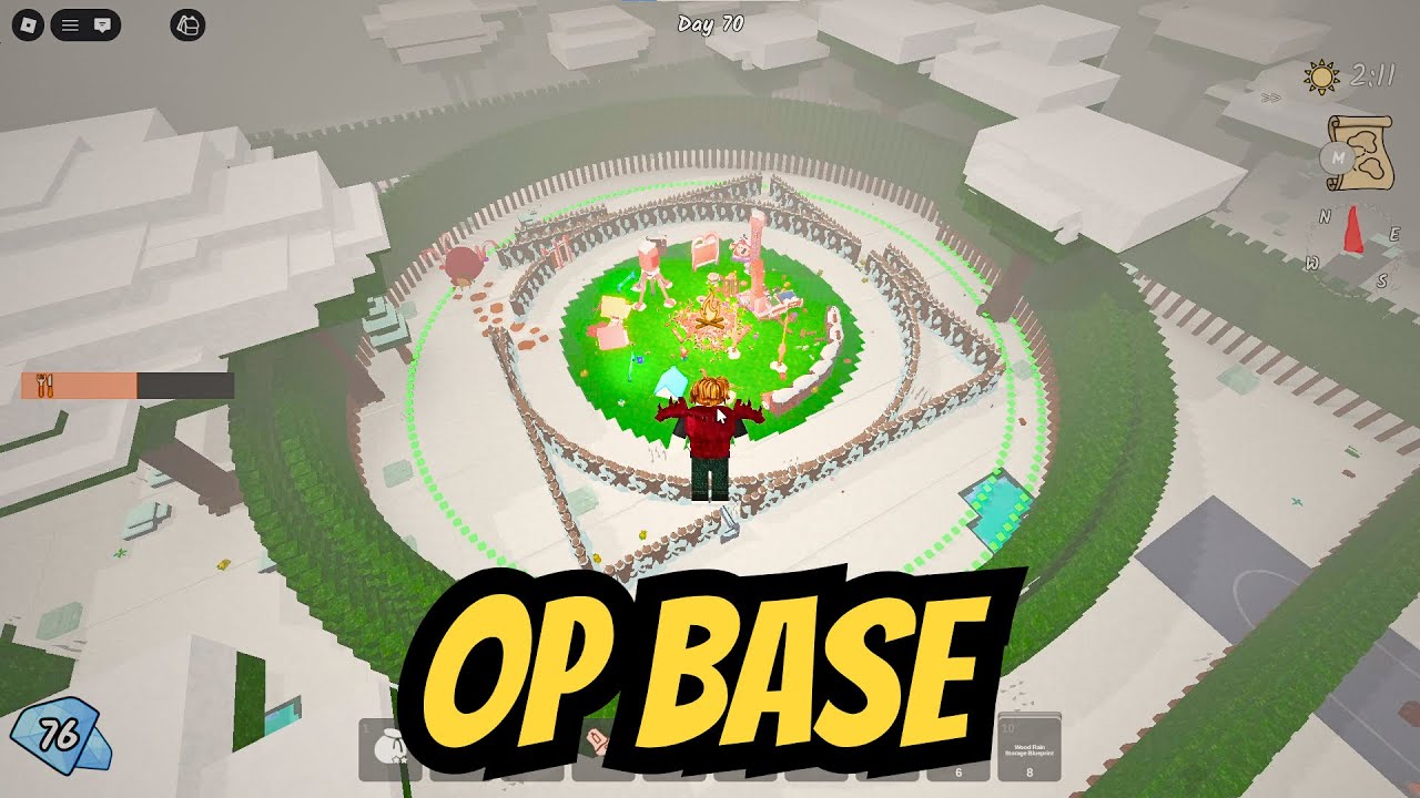 Building 99 nights base with trees and log wall can i survive? - YouTube