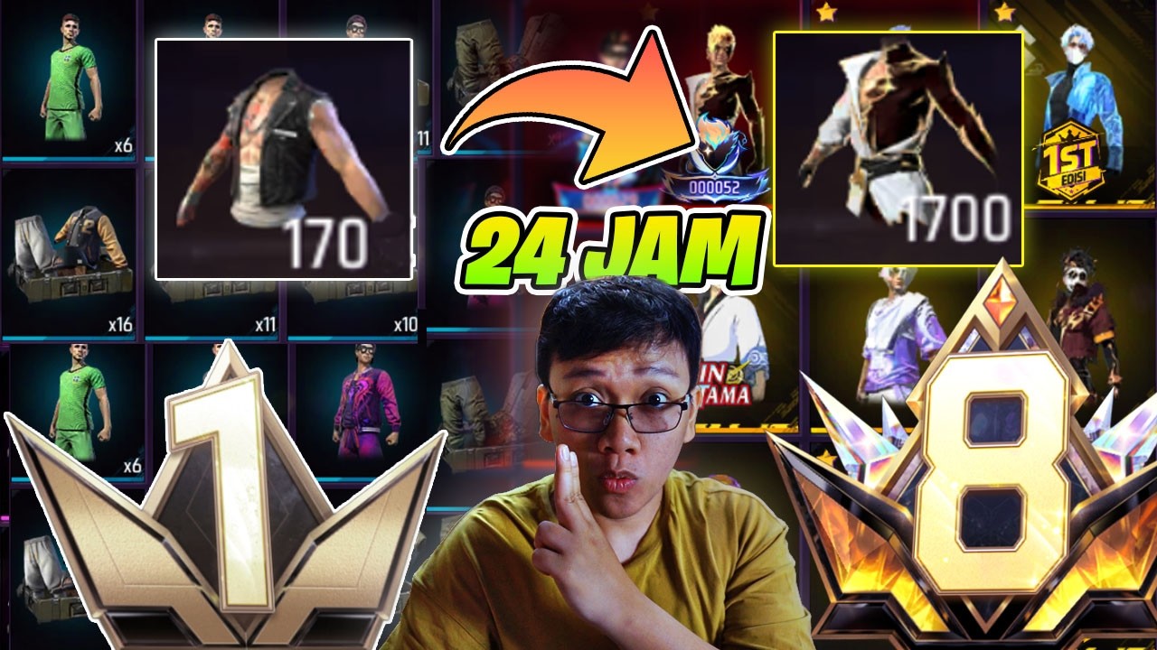 AKU UPGRADE SKIN FF KU JADI 1700 DI VAULT DALAM 24 JAM APAKAH BISA!