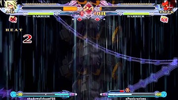 Blazblue Continuum Shift II: Tager can reject throw rejects