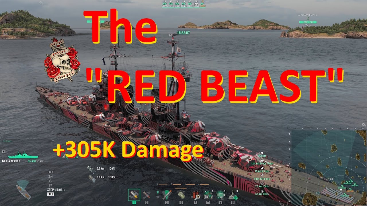 WOWS MAZ6R Alexander Nevsky, The Red Beast