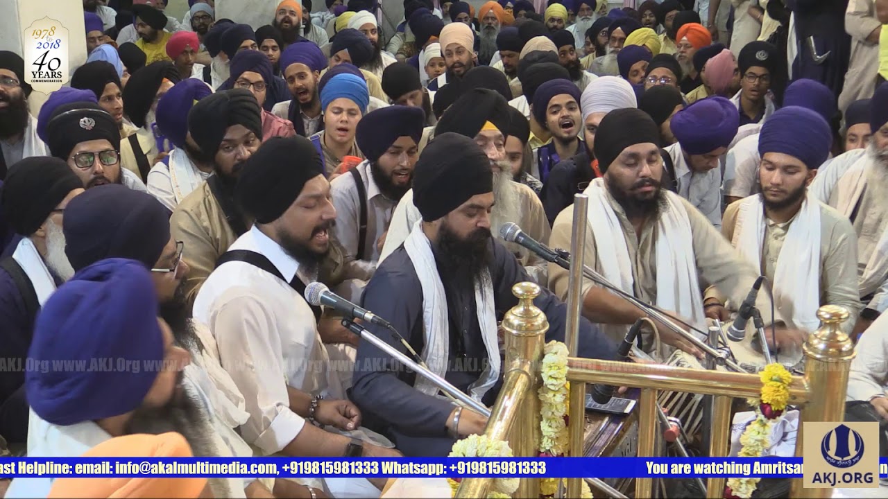 037 Amritsar April2018 FriEve AK Bhai Gurloveleen Singh Jee Khadoor Sahib