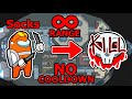 among us with NO KILL COOLDOWN and INFINITE RANGE