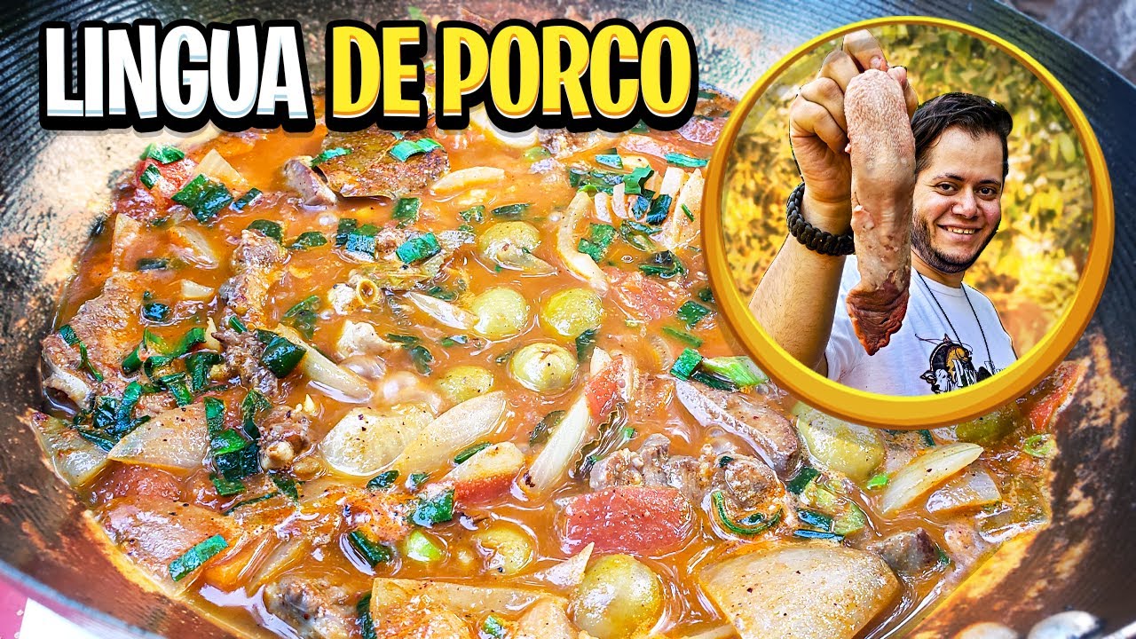 LÍNGUA DE PORCO - COMO FAZER LÍNGUA
