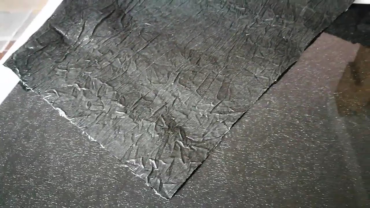 Glas design mit stoff 3d effect acrylglas kratzfest / Glass design with fabric 3d effect