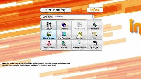 Sistema de control para gimnasios infox