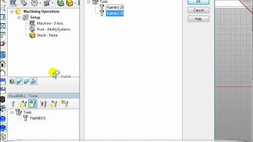 VisualMILL - Select Tools from Library