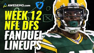 How to build WINNING FANDUEL NFL DFS Lineups w/ Alex Baker | Daily Fantasy Football Week 12
