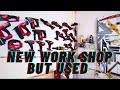 wood working work place and  setup | Milwaukee, Dewalt, Makita, all used tools i got
