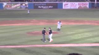 Tides Ron Johnson ejected, throws hat