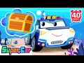 Treasure hunt under the sea  more super car cartoons  kids cartoons s  cars world