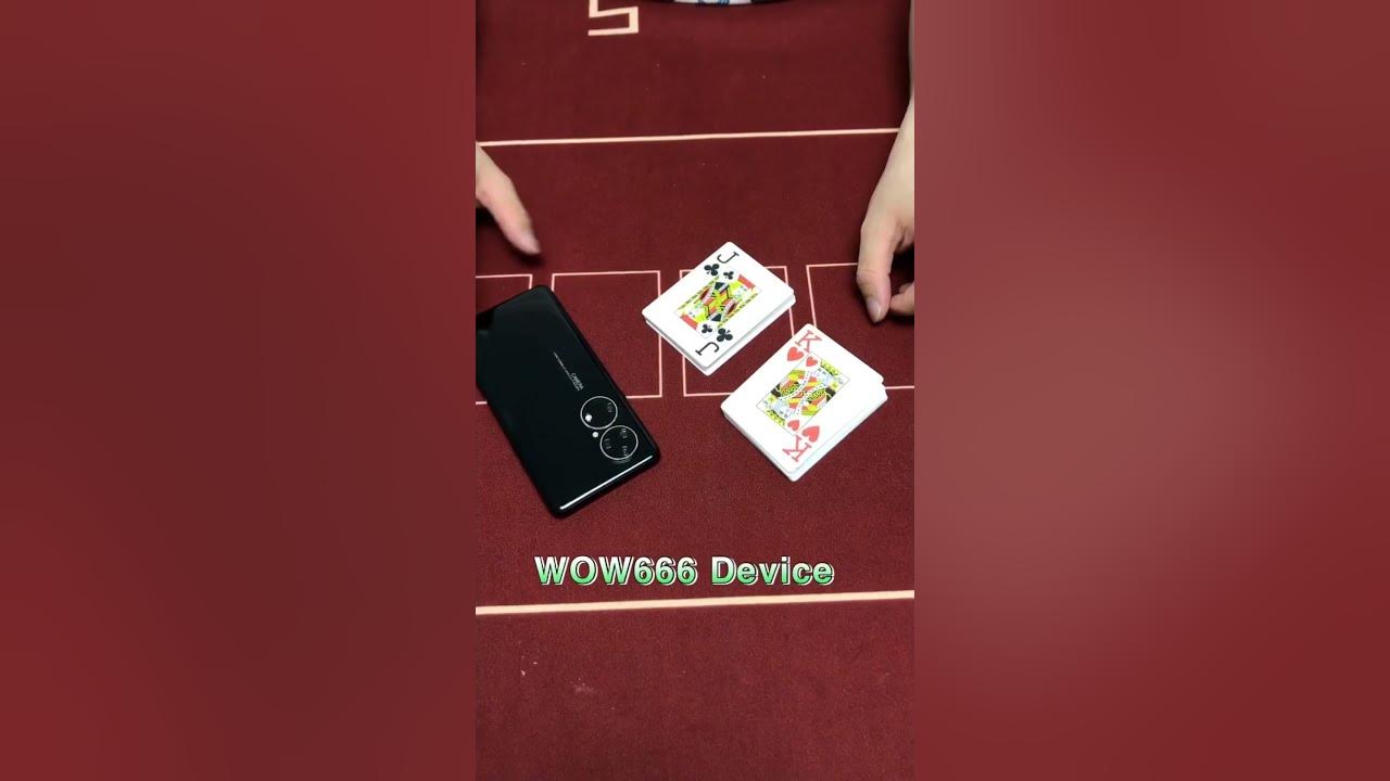 WOW666 playing cards cheating device camera price in China 