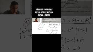 Máximos y Mínimos Resolver Ecuación Bachillerato | ProfeDMarquez