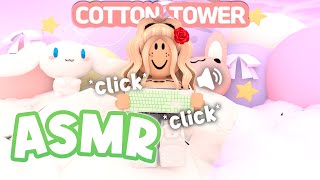 ROBLOX Tower of Cotton but it's KEYBOARD ASMR... *VERY CLICKY*