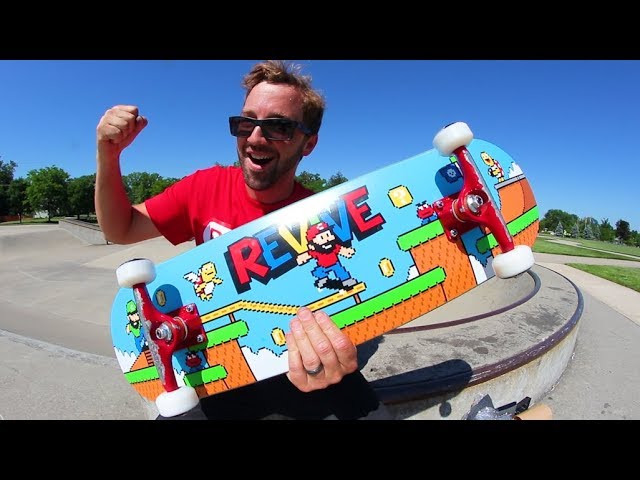 Ultimate VIDEO GAME ReVive Skateboard Setup! / Andy Schrock - YouTube