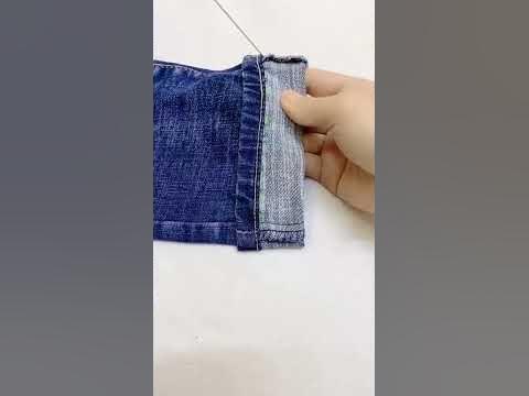 Kesmeden pantolon paçası kısaltma taktiği - YouTube