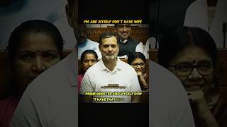 Rahul Gandhi about wife issue😂 || rahul gandhi parliament funny speech || #parliament #funny