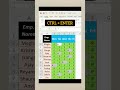 Excel Tips #short #shorts #shortvideo #shortsvideo #youtubeshorts #youtube #viral #viralvideo #yt
