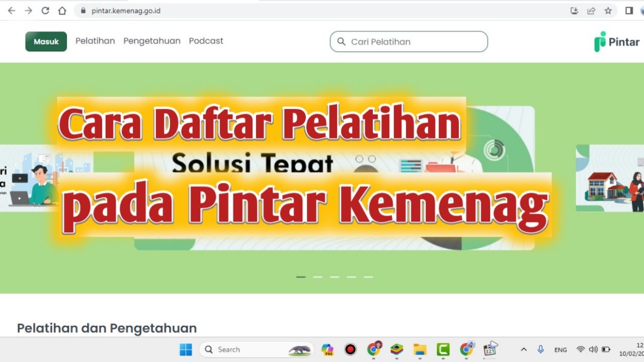 Cara Daftar Pelatihan Melalui AKun Pintar Kemenag YouTube Cara daftar pelatihan melalui akun pintar kemenag youtube